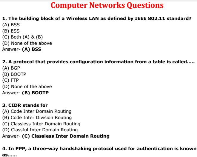 Networking course pdf