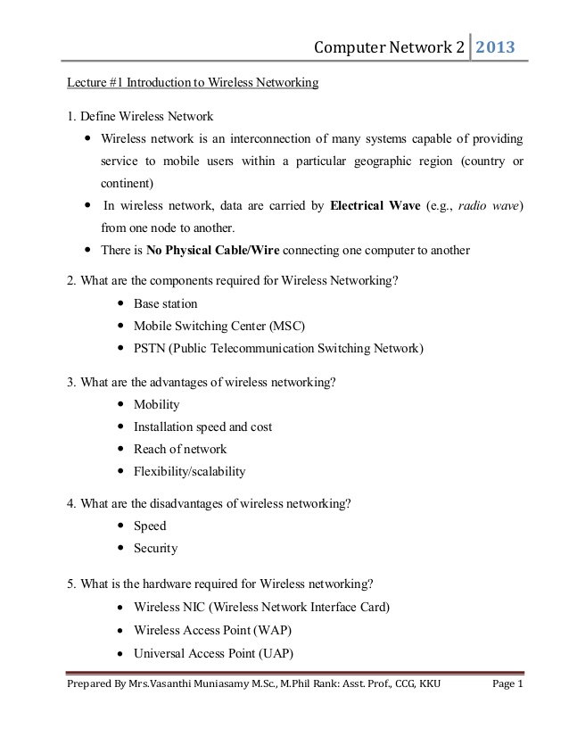 What Is Computer Networking Pdf
